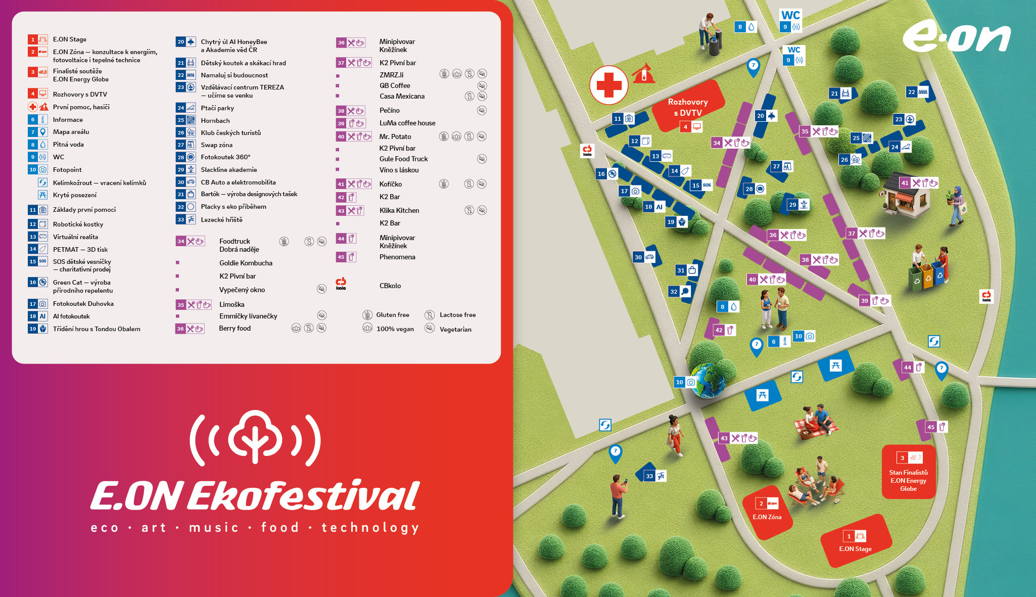 Mapa areálu