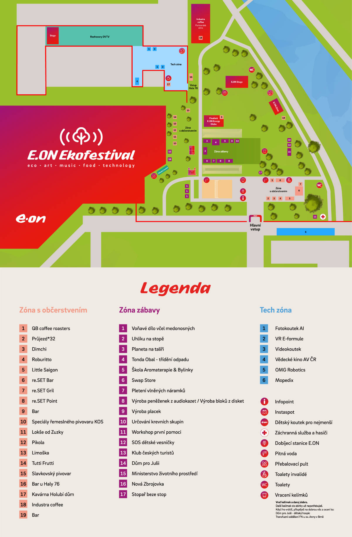 Mapa areálu